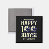 100日の学校先生100日サッカーBo マグネット (正面/裏面)