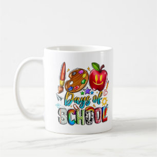 100日の学校先生&キッズギフトバンドエイド コーヒーマグカップ