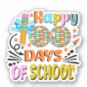 100日の学校先生。先生評価 シール (正面)