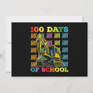 100日の学校先生 招待状