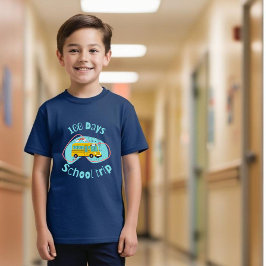 100日の学校冒険：少年レベル100 Tシャツ