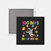 100日の学校宇宙宇宙飛行士100日目 マグネット (正面/裏面)