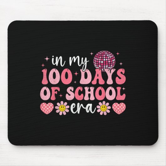 100日の学校時代Groovy 100日目S マウスパッド (正面)