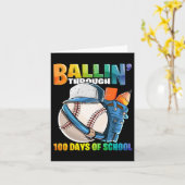 100日の学校野球幼稚園B カード (黄色い花)