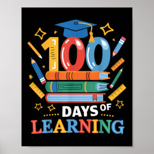 100日の学校100日の学先生 ポスター