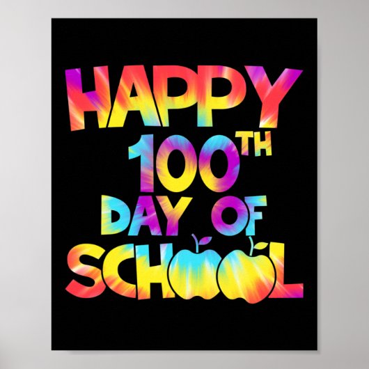 100日の学校100日目先生 ポスター (正面)