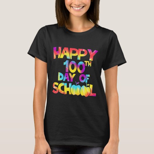 100日の学校100日目先生 Tシャツ (正面)