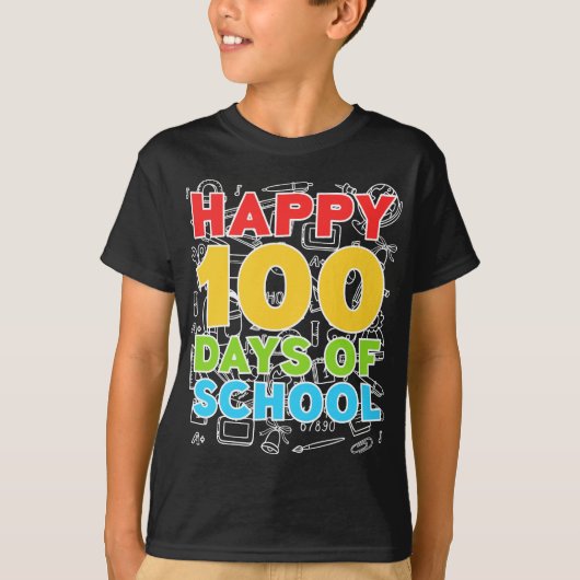 100日の学校100日目 Tシャツ (正面)