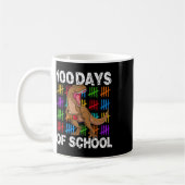 100日の学校100日目Dino コーヒーマグカップ (左)