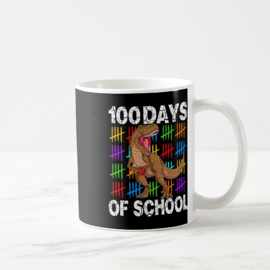 100日の学校100日目Dino コーヒーマグカップ (右)