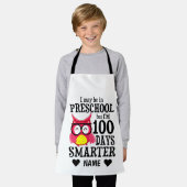 100日の学校 – 幼稚園 エプロン (着用した状態)