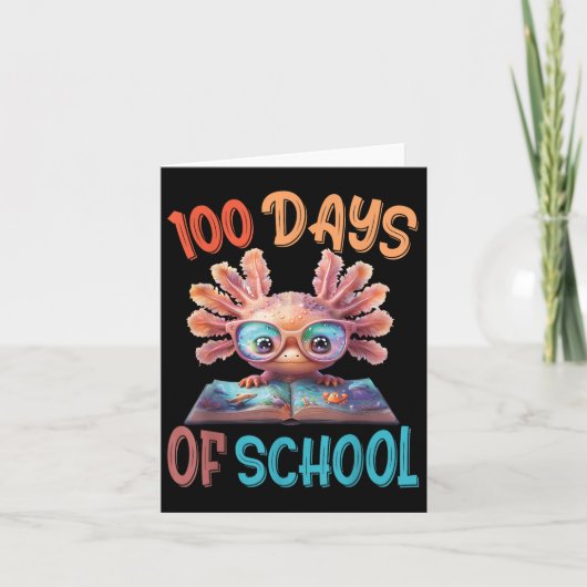 100日の学校Axolotl海100日 カード (正面)