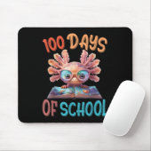 100日の学校Axolotl海100日 マウスパッド (マウス)