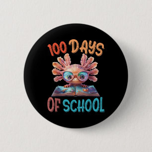 100日の学校Axolotl海100日 缶バッジ