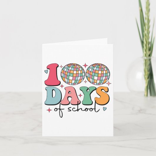 100日の学校Disco幸せ100日目 カード (正面)
