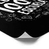 100日の学校Felz Diasデエスクエラ学生G ポスター (角)