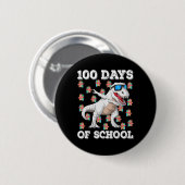 100日の学校Tレックスダビング子供たち100th D 缶バッジ (正面&裏面)