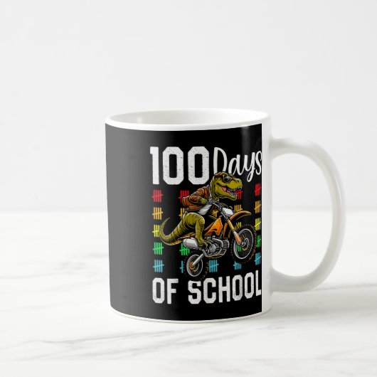 100日の学校Tレックス少年100日目 コーヒーマグカップ (右)