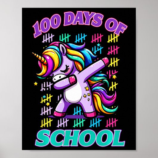 100日の学校Unicornダビング学生100日 ポスター (正面)