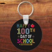 100日の学生のための学校子供の贈り物 キーホルダー (正面)