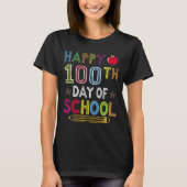 100日の学生のための学校子供の贈り物 Tシャツ (正面)