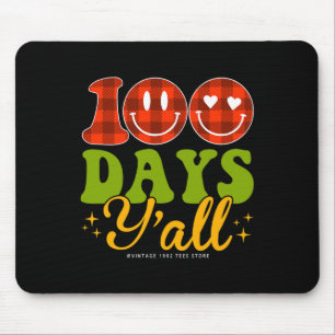 100日の学生先生100日Y'al マウスパッド