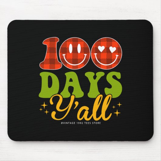 100日の学生先生100日Y'al マウスパッド (正面)