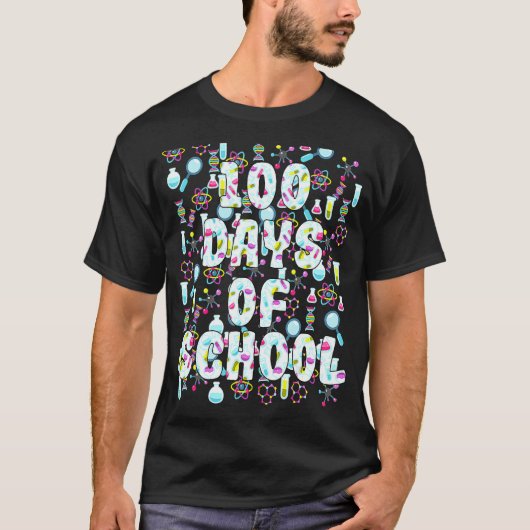 100日の学術先生学生未来 Tシャツ (正面)