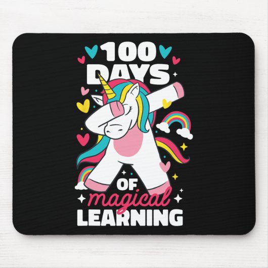 100日の学魔法の学校Uの100日目 マウスパッド (正面)
