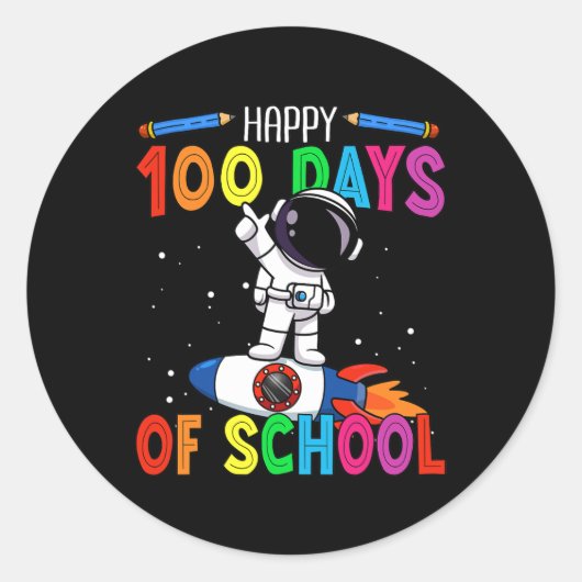 100日の宇宙飛行士 ラウンドシール (正面)