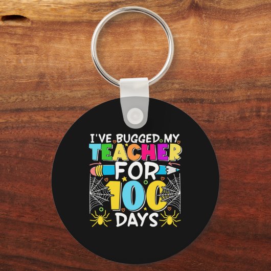 100日の小学生のために先生を盗聴した キーホルダー (正面)