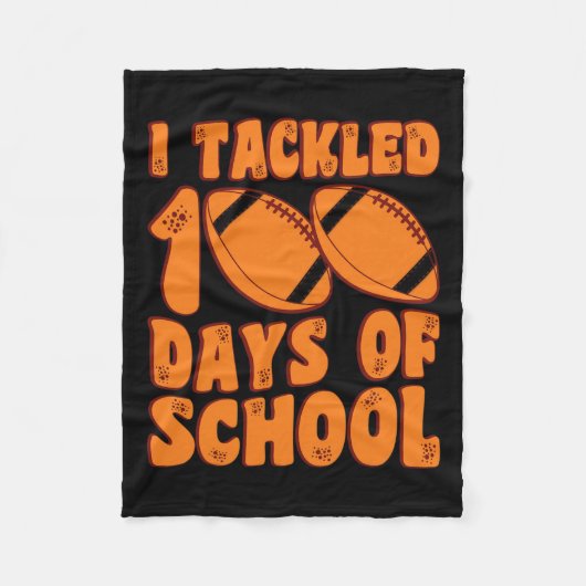 100日の少年に100Dで挑戦 フリースブランケット (正面)