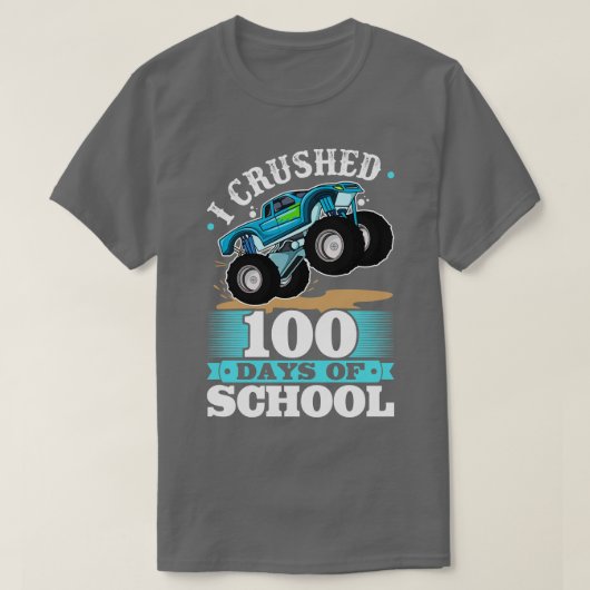 100日の少年を粉砕Schの100日目 Tシャツ (デザイン正面)