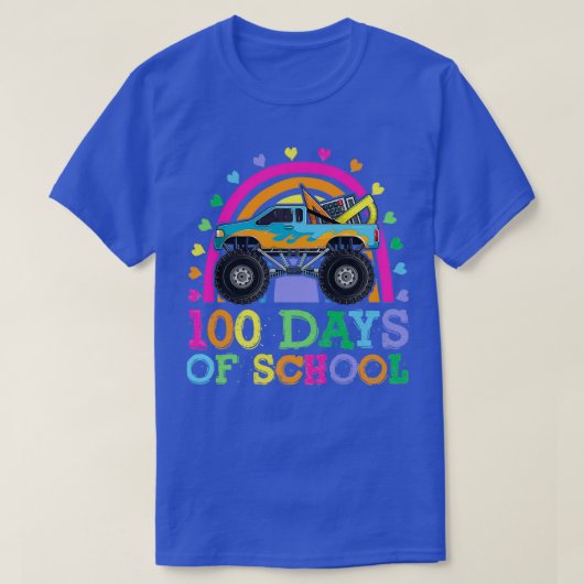 100日の少年モンスタートラック Tシャツ (デザイン正面)