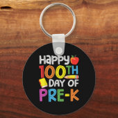 100日の就学前先生キッズ100日の キーホルダー (正面)