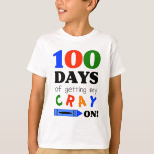 100日の幼稚園を祝うTシャツ Tシャツ