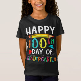 100日の幼稚園 – Happy 100th Day Tシャツ