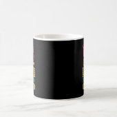 100日の得私の感じCrayおもしろい コーヒーマグカップ (中央)