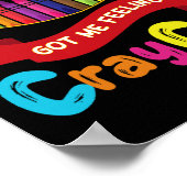 100日の得私の感じCray Cray 1 ポスター (角)