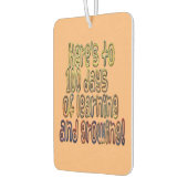 100日の成長学に向けて！ カーエアーフレッシュナー (左)