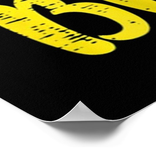 100日の明るい ポスター (角)