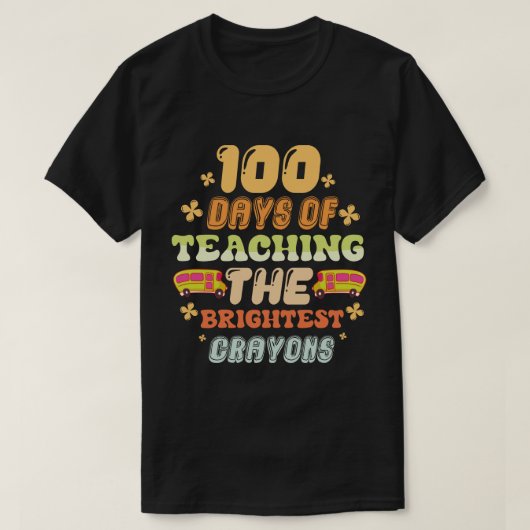 100日の明教えるさのクレヨン Tシャツ (デザイン正面)