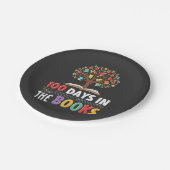 100日の書籍日の先生 ペーパープレート (アングル)