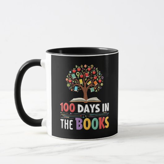 100日の書籍日の先生 マグカップ (左)