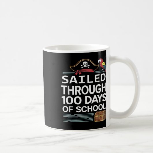 100日の海賊船Teacを航海 コーヒーマグカップ (右)