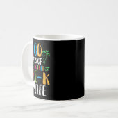 100日の生活のk以前の生活100日schooo コーヒーマグカップ (正面左)