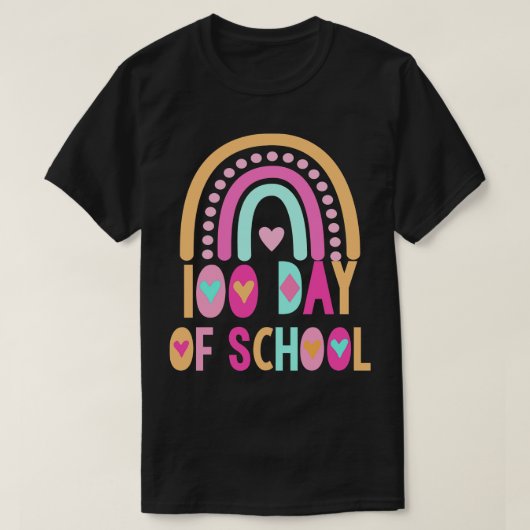 100日の虹 Tシャツ (デザイン正面)