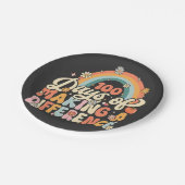 100日の違いを生む虹教えの ペーパープレート (アングル)