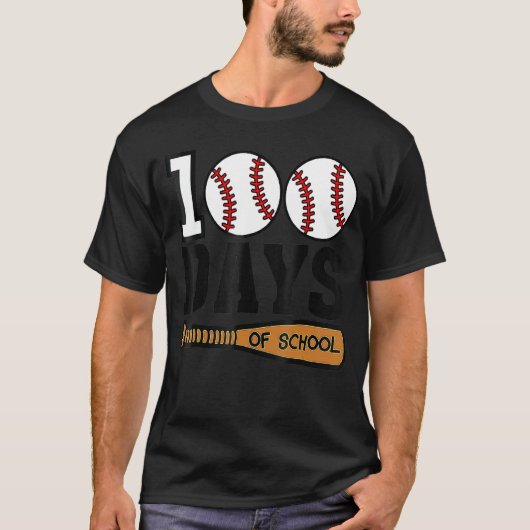 100日の野球に取り組む100th Day Bo Tシャツ (正面)