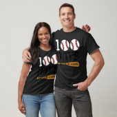 100日の野球に取り組む100th Day Bo Tシャツ (ユニセックス)